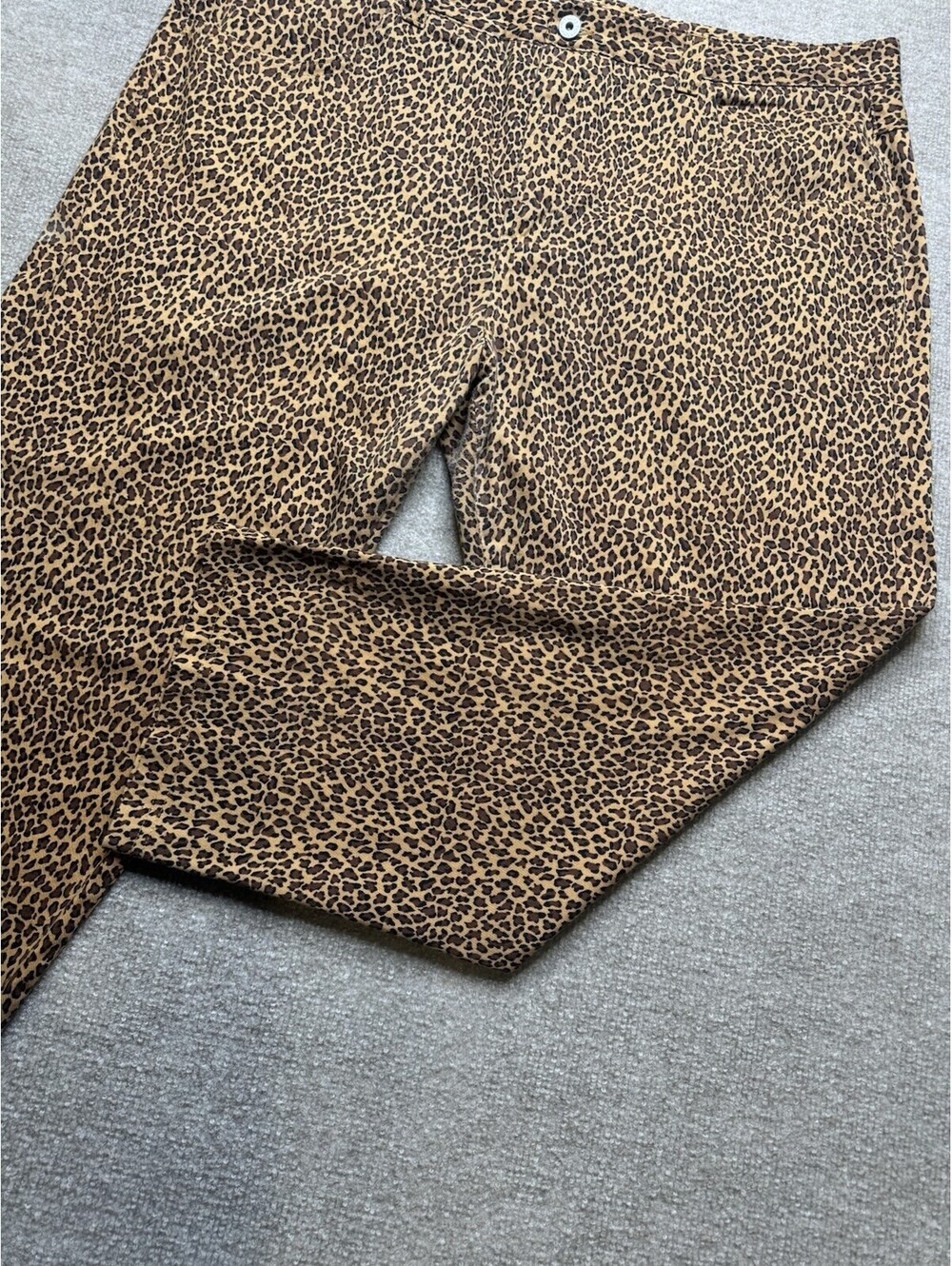 Karen Kane Women's 2X Cheetah Print Pants Brown (1053)
